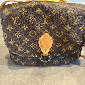 Louis Vuitton Monogram Saint Cloud GM Crossbody Shoulder Handbag